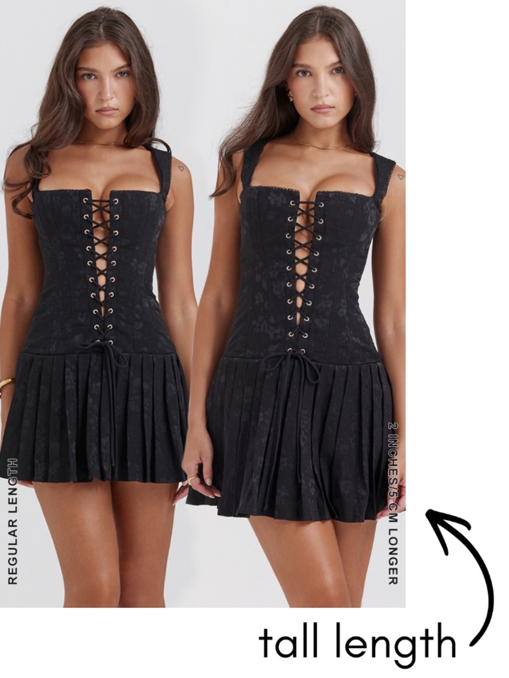 NEW House of CB Talia Dress Black Large Tall Length - Picture 13 of 17